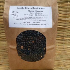 Lentilles Beluga berrichonnes