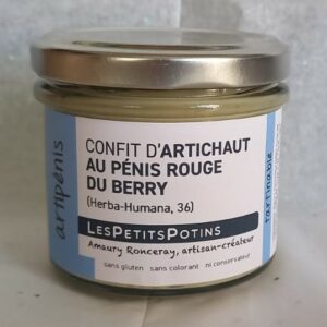 Confit d&rsquo;artichaut au penis rouge du Berry