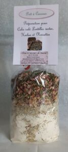 Préparation pour cake salé lentilles vertes, herbes & noisettes