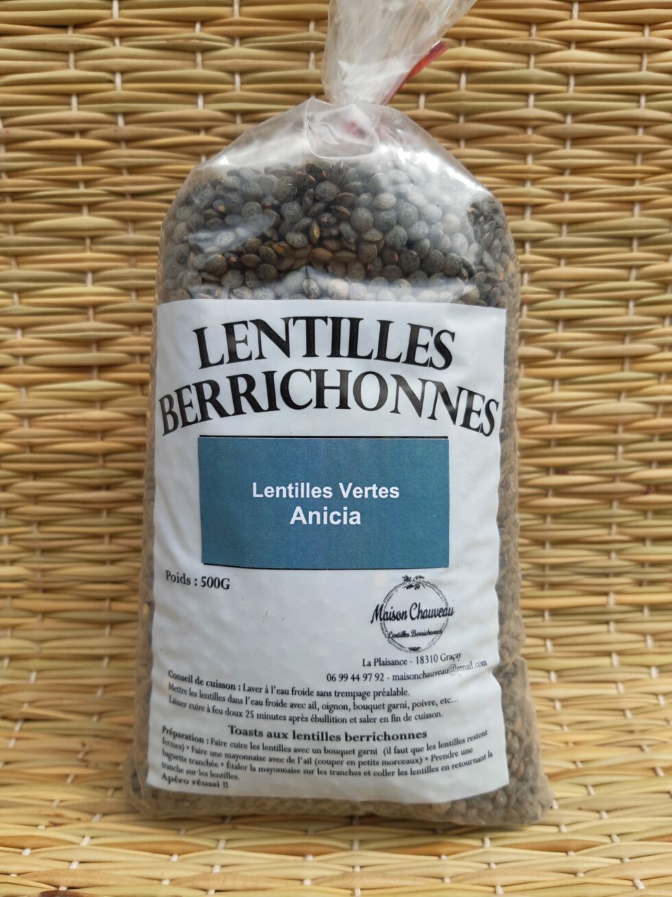 Lentilles vertes