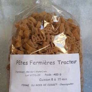 Pâtes tracteur au blé dur